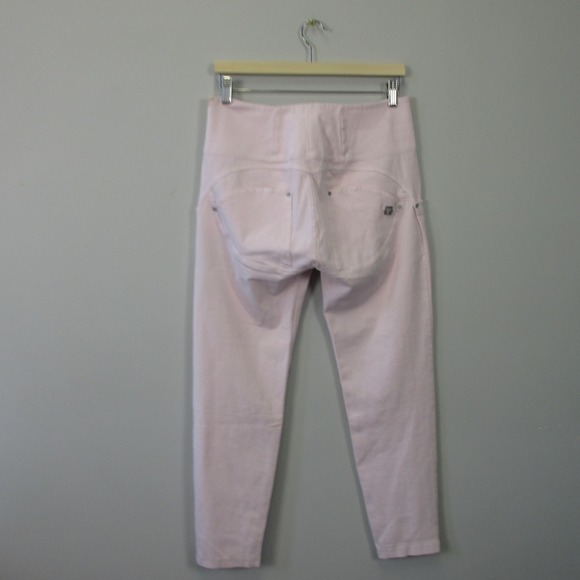 Freddy WR Up Snug 7/8 Pants Women XL Pink Ankle Stretch Tights Chic 520 - Picture 2 of 16